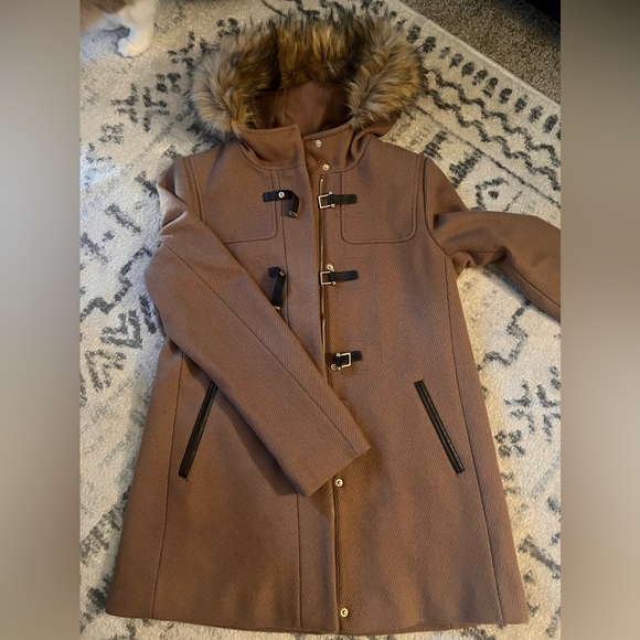 EUC COLE HAAN SIGNATURE WOOL COAT SZ 10! - Picture 1 of 11